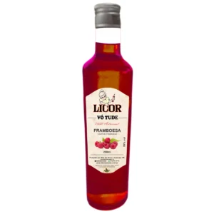 Licor de framboesa Vó Tude