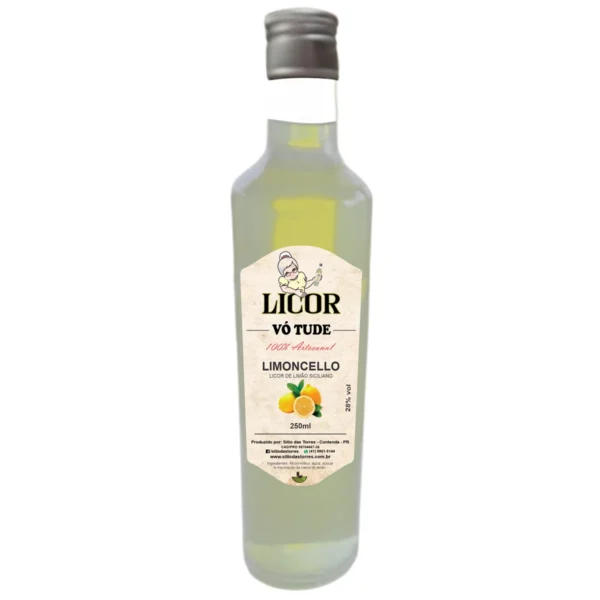 Licor de limão Vó Tude